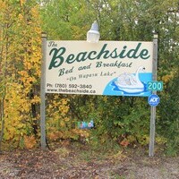 The Beachside signage